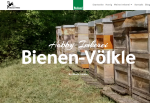 Mehr über den Artikel erfahren Bienen-Völkle: Meine neue Homepage !